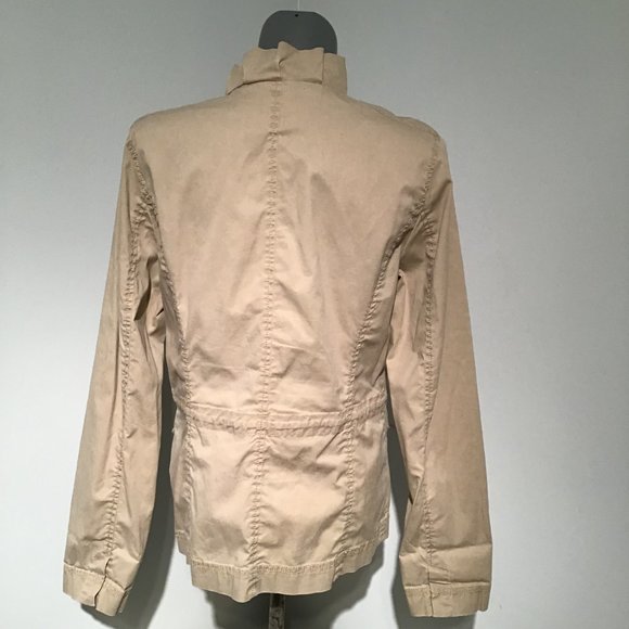 EIleen Fisher Ruffle Collar Utility Jacket - Picture 2 of 16